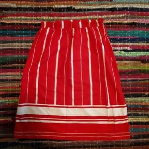 Vintage high Waist midi Skirt